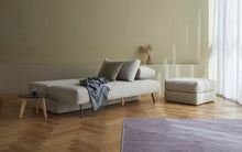 Load image into Gallery viewer, Innovation Living Cornila Ottoman 282 Avella Warm Grey