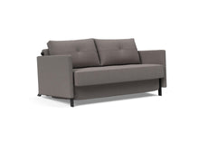 Load image into Gallery viewer, Innovation Living Cubed Full Size Sofa Bed With Arms 521 Mixed Dance Grey