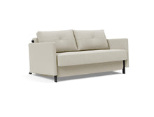 Load image into Gallery viewer, Innovation Living Cubed Full Size Sofa Bed With Arms 521 Mixed Dance Grey