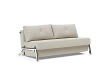 Load image into Gallery viewer, Innovation Living Cubed Queen Size Sofa Bed With Chrome Legs 521 Mixed Dance Grey