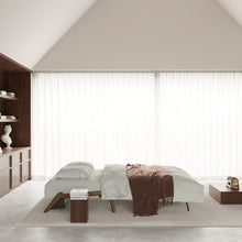 Load image into Gallery viewer, Innovation Living Cubed Queen Size Sofa Bed With Dark Wood Legs 521 Mixed Dance Grey