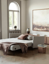 Load image into Gallery viewer, Innovation Living Cubed Queen Size Sofa Bed With Arms 521 Mixed Dance Grey
