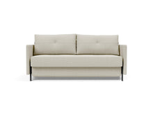 Load image into Gallery viewer, Innovation Living Cubed Queen Size Sofa Bed With Arms 521 Mixed Dance Grey