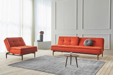 Load image into Gallery viewer, Innovation Living Dublexo Styletto Sofa Bed Dark Wood 506 Elegance Paprika