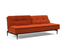 Load image into Gallery viewer, Innovation Living Dublexo Styletto Sofa Bed Dark Wood 506 Elegance Paprika