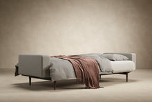 Load image into Gallery viewer, Innovation Living Dublexo Styletto Sofa Bed Dark Wood With Arms 506 Elegance Paprika
