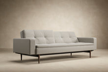 Load image into Gallery viewer, Innovation Living Dublexo Styletto Sofa Bed Dark Wood With Arms 506 Elegance Paprika