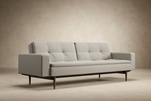 Load image into Gallery viewer, Innovation Living Dublexo Styletto Sofa Bed Dark Wood With Arms 506 Elegance Paprika