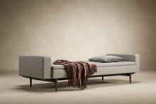 Load image into Gallery viewer, Innovation Living Dublexo Styletto Sofa Bed Dark Wood With Arms 506 Elegance Paprika