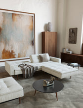 Load image into Gallery viewer, Innovation Living Dublexo Styletto Sofa Bed Dark Wood With Arms 506 Elegance Paprika