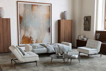 Load image into Gallery viewer, Innovation Living Dublexo Styletto Sofa Bed Dark Wood With Arms 506 Elegance Paprika