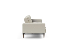 Load image into Gallery viewer, Innovation Living Dublexo Styletto Sofa Bed Dark Wood With Arms 506 Elegance Paprika