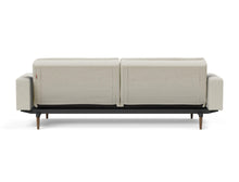 Load image into Gallery viewer, Innovation Living Dublexo Styletto Sofa Bed Dark Wood With Arms 506 Elegance Paprika