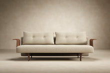 Load image into Gallery viewer, Innovation Living Recast Plus Sofa Bed Dark Styletto With Arms 552