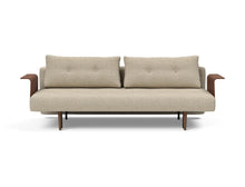 Load image into Gallery viewer, Innovation Living Recast Plus Sofa Bed Dark Styletto With Arms 552