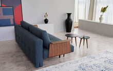 Load image into Gallery viewer, Innovation Living Recast Plus Sofa Bed Dark Styletto With Arms 552