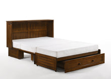 Load image into Gallery viewer, Night and Day Daisy Murphy Cabinet Bed MUR-DSY-QEN