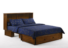 Load image into Gallery viewer, Night and Day Daisy Murphy Cabinet Bed MUR-DSY-QEN