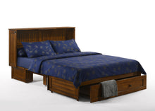 Load image into Gallery viewer, Night and Day Daisy Murphy Cabinet Bed MUR-DSY-QEN