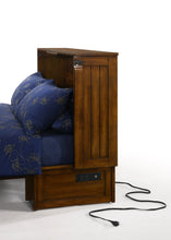 Load image into Gallery viewer, Night and Day Daisy Murphy Cabinet Bed MUR-DSY-QEN