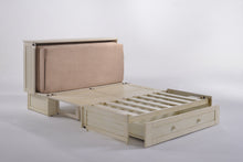 Load image into Gallery viewer, Night and Day Daisy Murphy Cabinet Bed MUR-DSY-QEN