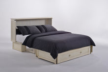 Load image into Gallery viewer, Night and Day Daisy Murphy Cabinet Bed MUR-DSY-QEN