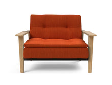 Load image into Gallery viewer, Innovation Living Dublexo Frej Lacqured Oak Sleeper Chair