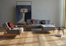 Load image into Gallery viewer, Innovation Living Dublexo Frej Lacqured Oak Sleeper Chair