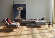 Load image into Gallery viewer, Innovation Living Dublexo Frej Lacqured Oak Sleeper Chair