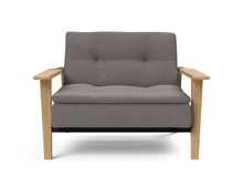 Load image into Gallery viewer, Innovation Living Dublexo Frej Lacqured Oak Sleeper Chair