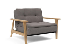 Load image into Gallery viewer, Innovation Living Dublexo Frej Lacqured Oak Sleeper Chair