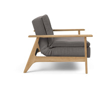 Load image into Gallery viewer, Innovation Living Dublexo Frej Lacqured Oak Sleeper Chair