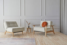 Load image into Gallery viewer, Innovation Living Dublexo Frej Lacqured Oak Sleeper Chair