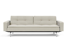 Load image into Gallery viewer, Innovation Living Dublexo Stainless Steel with Arms Sleeper Sofa Bed