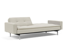 Load image into Gallery viewer, Innovation Living Dublexo Stainless Steel with Arms Sleeper Sofa Bed
