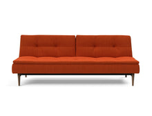 Load image into Gallery viewer, Innovation Living Dublexo Dark Wood Sleeper Sofa Bed