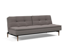 Load image into Gallery viewer, Innovation Living Dublexo Dark Wood Sleeper Sofa Bed