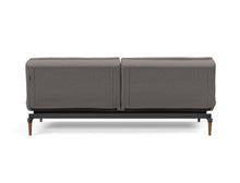Load image into Gallery viewer, Innovation Living Dublexo Dark Wood Sleeper Sofa Bed