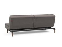 Load image into Gallery viewer, Innovation Living Dublexo Dark Wood Sleeper Sofa Bed