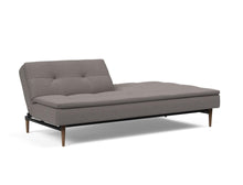 Load image into Gallery viewer, Innovation Living Dublexo Dark Wood Sleeper Sofa Bed