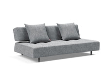 Load image into Gallery viewer, Innovation Living Long Horn Deluxe Stainless-Steel-Legs, White-Wheels Sleeper Sofa