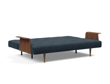 Load image into Gallery viewer, Innovation Living Recast Plus with Walnut Arms Sleeper Sofa Bed
