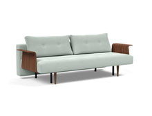 Load image into Gallery viewer, Innovation Living Recast Plus with Walnut Arms Sleeper Sofa Bed