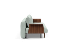 Load image into Gallery viewer, Innovation Living Recast Plus with Walnut Arms Sleeper Sofa Bed