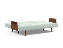 Load image into Gallery viewer, Innovation Living Recast Plus with Walnut Arms Sleeper Sofa Bed