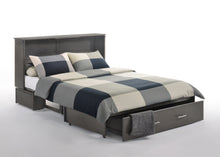 Load image into Gallery viewer, Night and Day Sagebrush Murphy Cabinet Bed MUR-SAGB-QEN