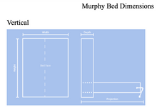Load image into Gallery viewer, Hide and Seek Beds Utica Home Street Queen/Full Wall Bed HSB-UTI-1