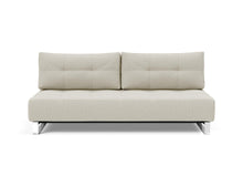 Load image into Gallery viewer, Innovation Living Supremax D.E.L. Chrome Sleeper Sofa Bed