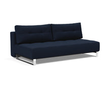 Load image into Gallery viewer, Innovation Living Supremax D.E.L. Chrome Sleeper Sofa Bed