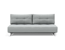 Load image into Gallery viewer, Innovation Living Supremax D.E.L. Chrome Sleeper Sofa Bed